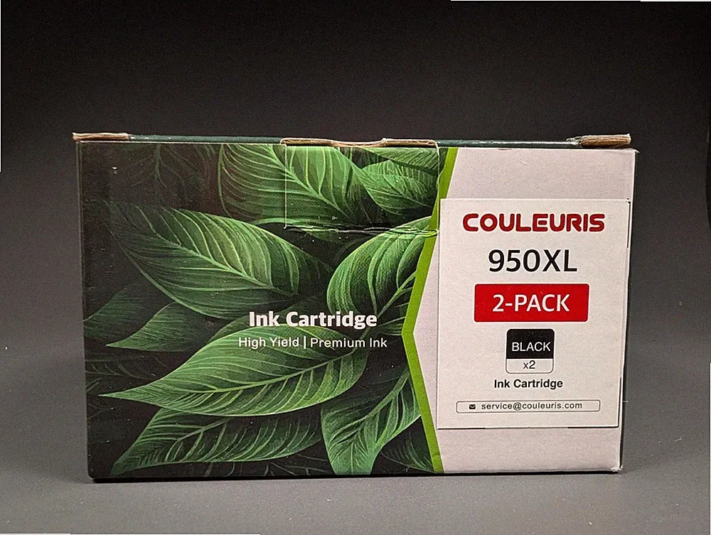 950XL Ink Cartridge Black 2 Pack High Yield Replacement for HP OfficeJet New
