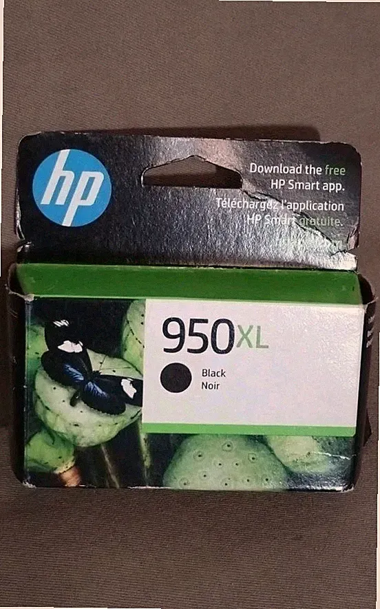 Genuine HP 950XL Black Ink Cartridge - Exp 05/25 -New in Box, Sealed -FREE SHIP!