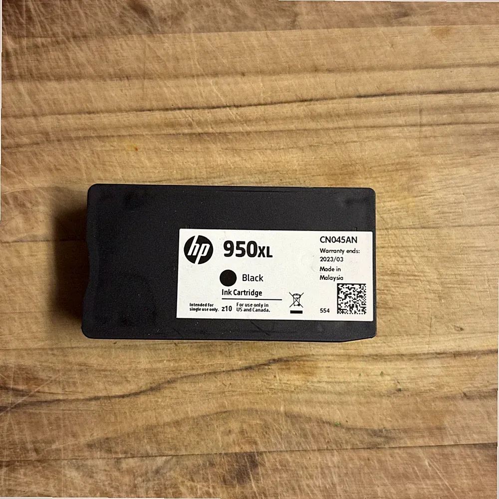 HP 950 XL Black Ink High Yield New Unused CN045AN Genuine Exp 3/2023