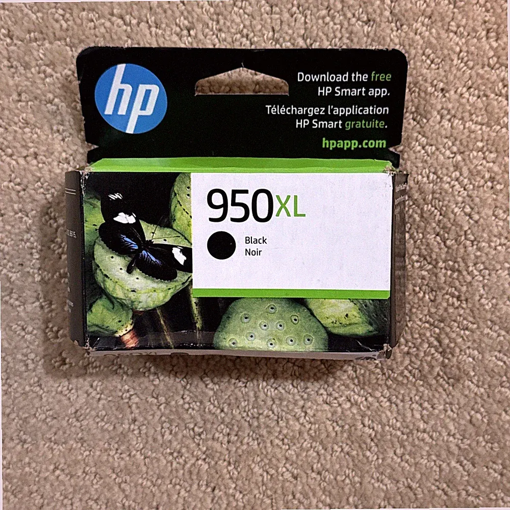 HP 950XL Black Ink Cartridge for OfficeJet Exp June 2024