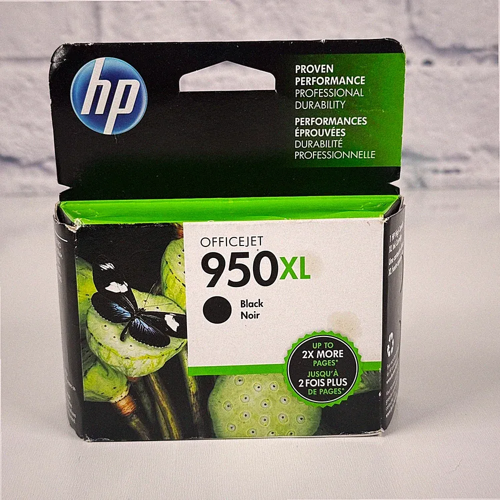 HP 950XL Black Ink Cartridge Genuine OEM High Yield New Sealed EXPIRED 11/2018