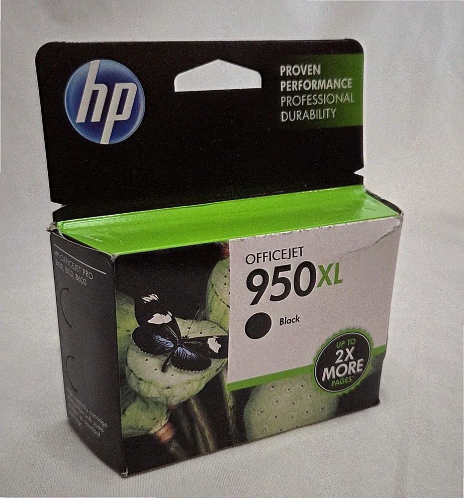 HP 950XL Genuine Black Printing Ink Cartridge Expires 08/2016 HP Office Jet *I*