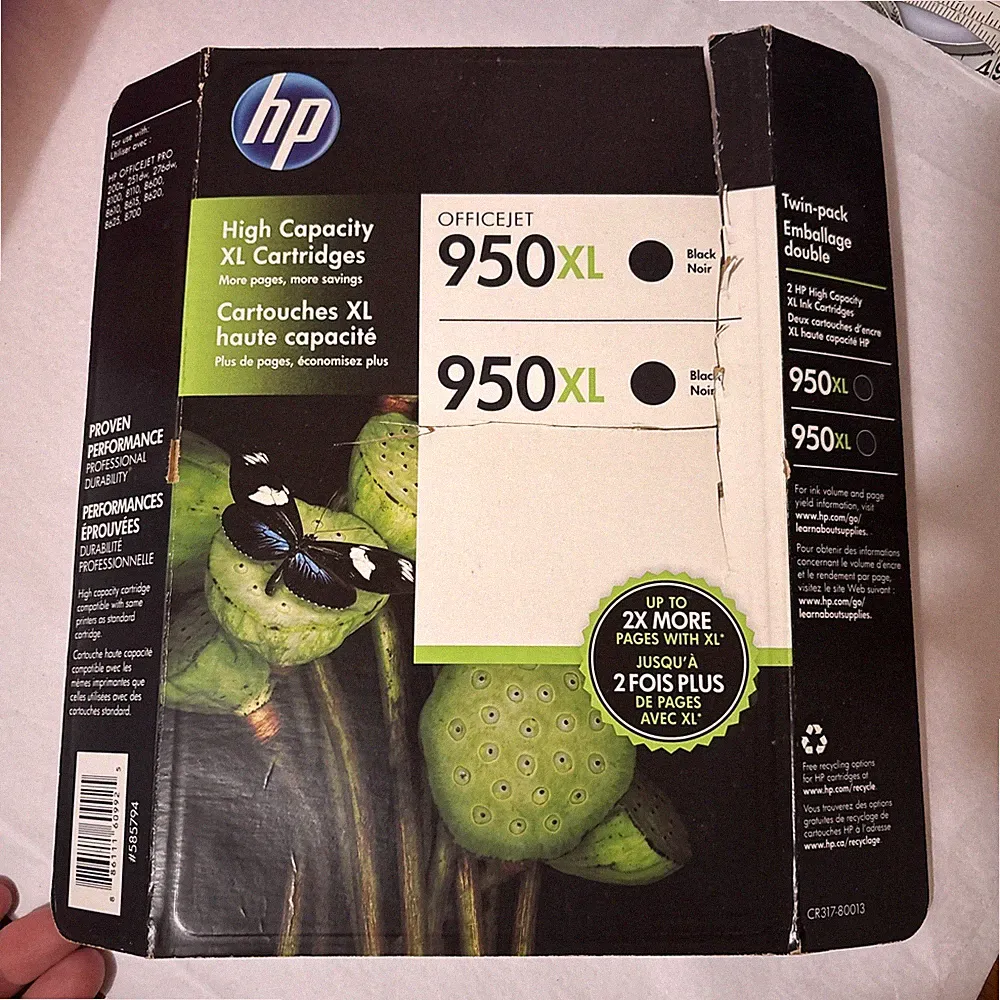 HP 950XL Ink Cartridges for HP Officejet Pro 8100e Printers - Black - 1 Pack